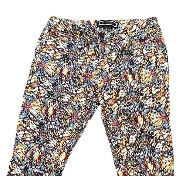 ❤️ 2/$11 Kardashian Kollection Multi Colored Skinny Ankle Jeans Pants Womens 6 - Picture 11 of 12